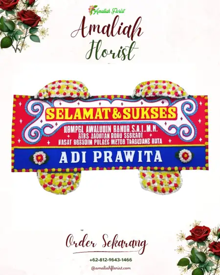 Papan Bunga Ucapan Selamat Karangdawa